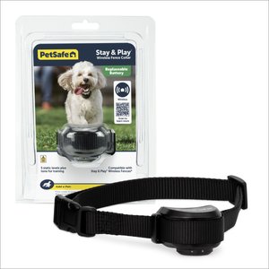 PETDIARY GPS Wireless Fence System Dog Tracker, Black, Medium 