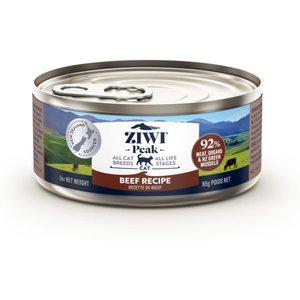Ziwi Peak Beef Recipe Canned Cat Food, 3-oz, case of 24