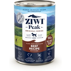 Ziwi Peak Beef Recipe Canned Dog Food, 13.75-oz, case of 12