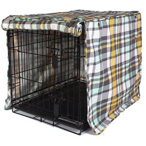 Molly Mutt Northwestern Girls Dog Crate Cover, 36-in