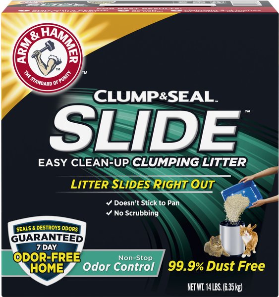 Arm & Hammer SLIDE Easy Clean-Up Clumping Cat Litter Non-Stop Odor Control with 10 Days of Odor Control slide 1 of 11