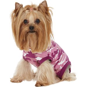 Suitical Recovery Suit for Dogs, Pink Camo, XXX-Small