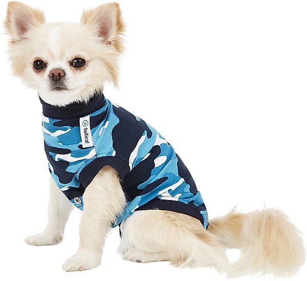 Suitical Recovery Suit for Dogs, Blue Camo, XX-Small slide 1 of 8