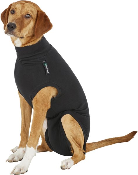 Suitical Recovery Suit for Dogs, Black, Medium slide 1 of 8