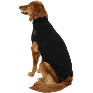 Suitical Recovery Suit for Dogs, Black, Large