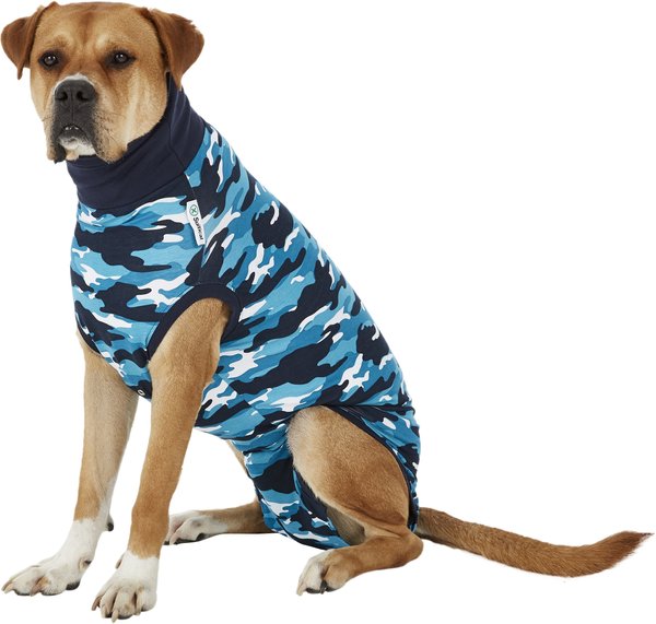 Suitical Recovery Suit for Dogs, Blue Camo, X-Large slide 1 of 8