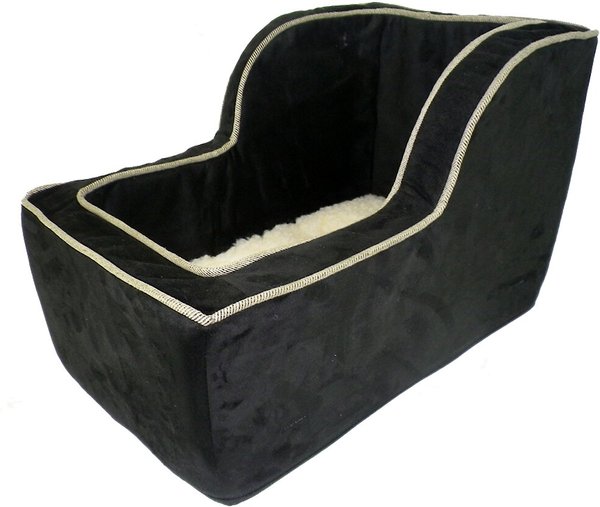 Snoozer Pet Products Luxury Microfiber High Back Console Dog & Cat Car Seat, Black, X-Large slide 1 of 4