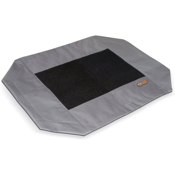 COOLAROO Replacement Cover for SteelFramed Elevated Dog Bed, Grey