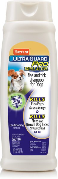 Hartz UltraGuard Pro Flea & Tick Dog Shampoo, 18-oz bottle slide 1 of 11