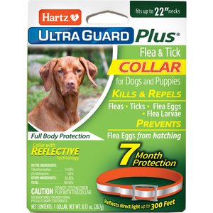 Hartz UltraGuard Plus Reflecting Flea & Tick Collar for Large Dogs