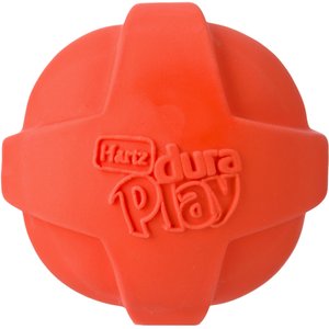 Hartz Dura Play Ball Squeaky Latex Dog Toy, Color Varies, Medium