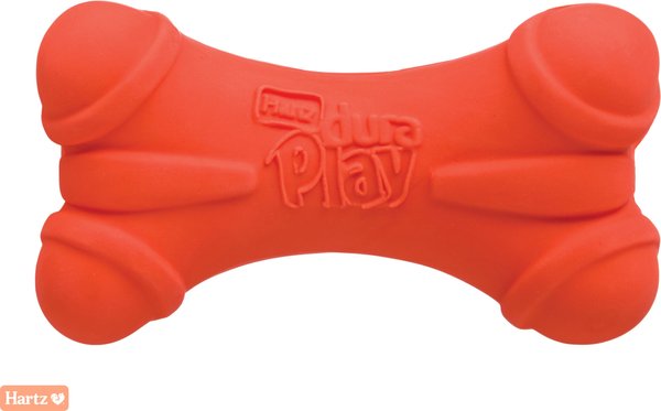 Hartz Dura Play Bone Squeaky Latex Dog Toy, Color Varies, Small slide 1 of 11