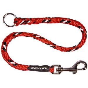 EzyDog Standard Dog Leash Extension, Red, 24-in