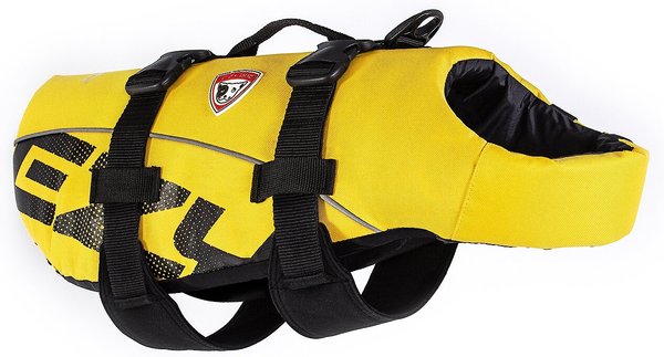 EzyDog Doggy Flotation Device Life Jacket, Yellow, Small  slide 1 of 8