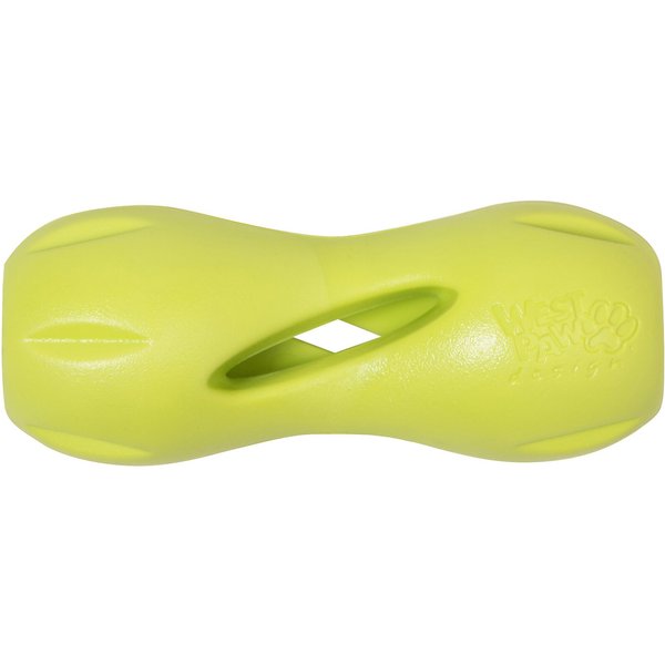 West Paw Zogoflex Qwizl Large 6.5 Dog Toy Granny Smith 