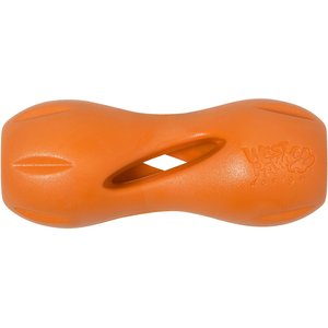 West Paw Zogoflex Tux Dog Toy, Tangerine, Large