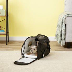 Caldwell's Soft-Sided Airline-Approved Dog & Cat Carrier Bag, Black