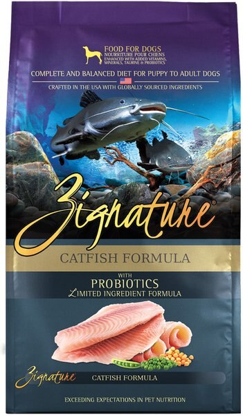 Zignature Catfish Limited Ingredient Formula With Probiotic Dry Dog Food, 4-lb bag slide 1 of 10