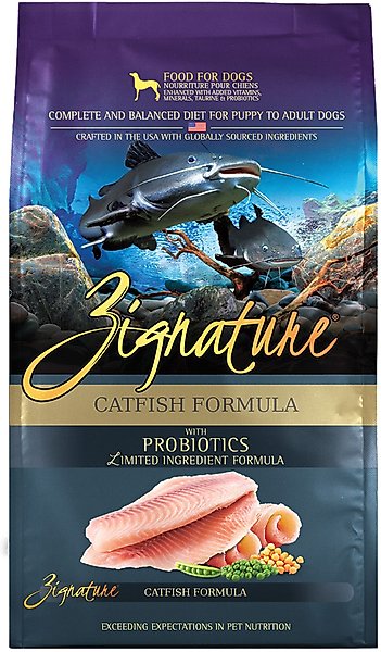 Zignature Catfish Limited Ingredient Formula Dry Dog Food, 25-lb bag slide 1 of 9