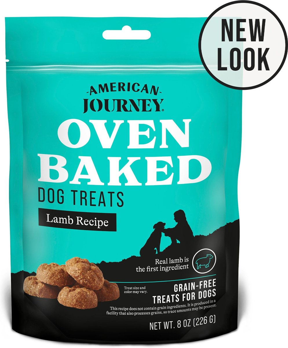 American Journey Lamb Recipe Grain-Free Oven Baked Crunchy Biscuit Dog Treats