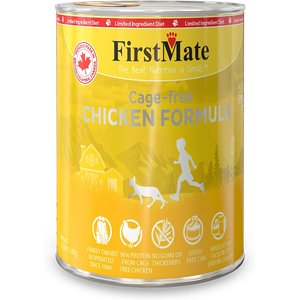 FirstMate Chicken Formula Limited Ingredient Grain-Free Canned Cat Food, 12.2-oz, case of 12