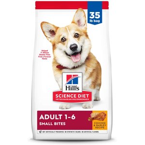 Hill's Science Diet Adult Small Bites Chicken & Barley Recipe Dry Dog Food, 35-lb bag