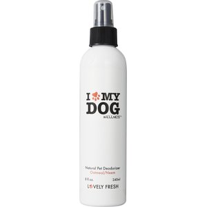 Lovely Fresh "I Love My Dog" Oatmeal & Neem Wellness Dog Deodorizer, 8-oz bottle
