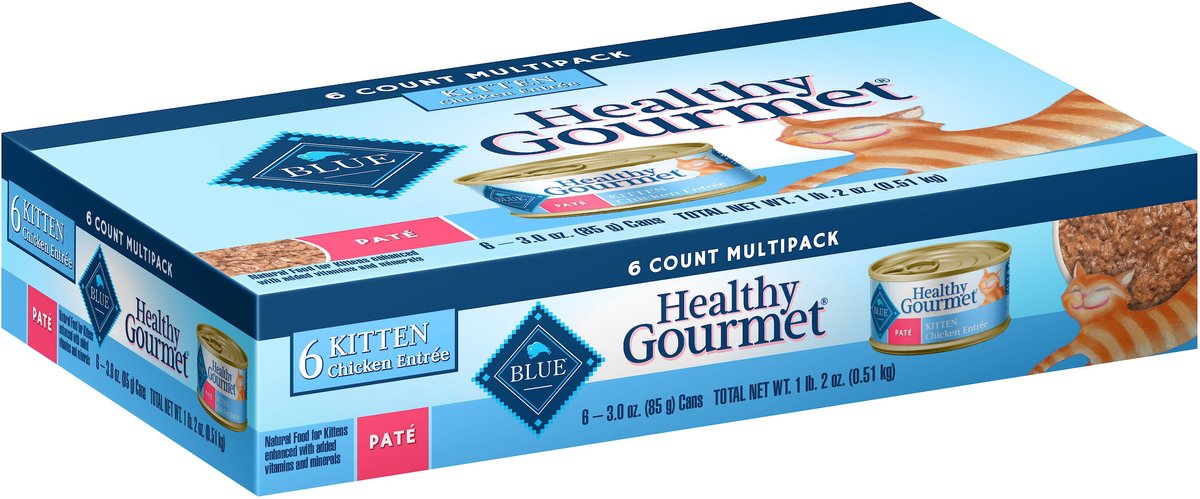 Blue buffalo 2025 healthy gourmet kitten