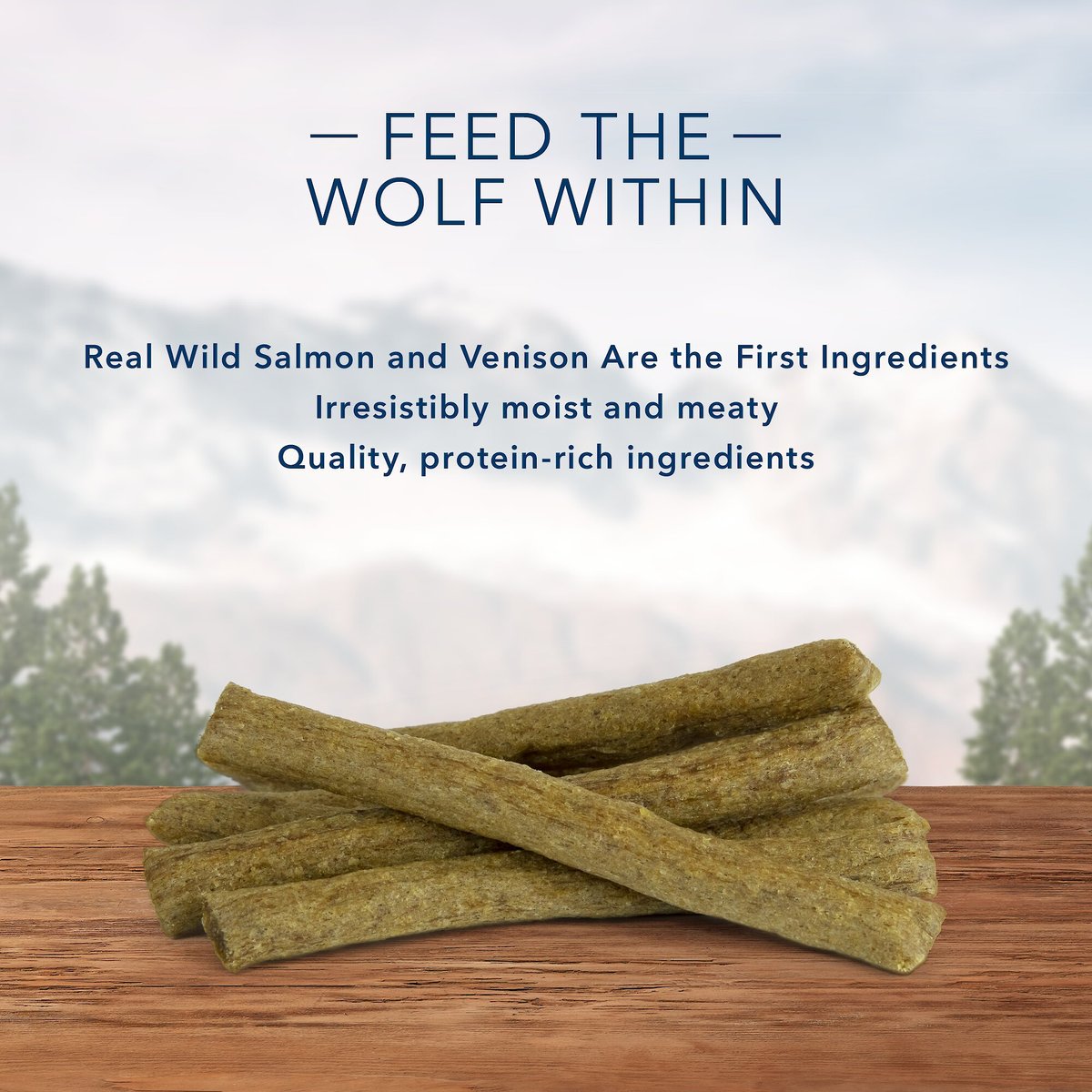 BLUE BUFFALO Wilderness Denali Stix Salmon, Venison & Halibut Formula