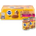 Pedigree Chopped Ground Dinner Filet Mignon Flavor & Beef Adult Canned Wet Dog Food Variety Pack, 13.2-oz, case of 12