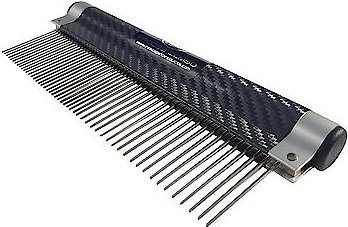 RESCO Wrap Comb For Dogs, Cats & Small Pets, Combo 1.5-in Pin, Carbon ...