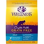 Wellness Complete Health Natural Grain-Free Deboned Chicken & Chicken Meal Dry Cat Food, 11.5-lb bag