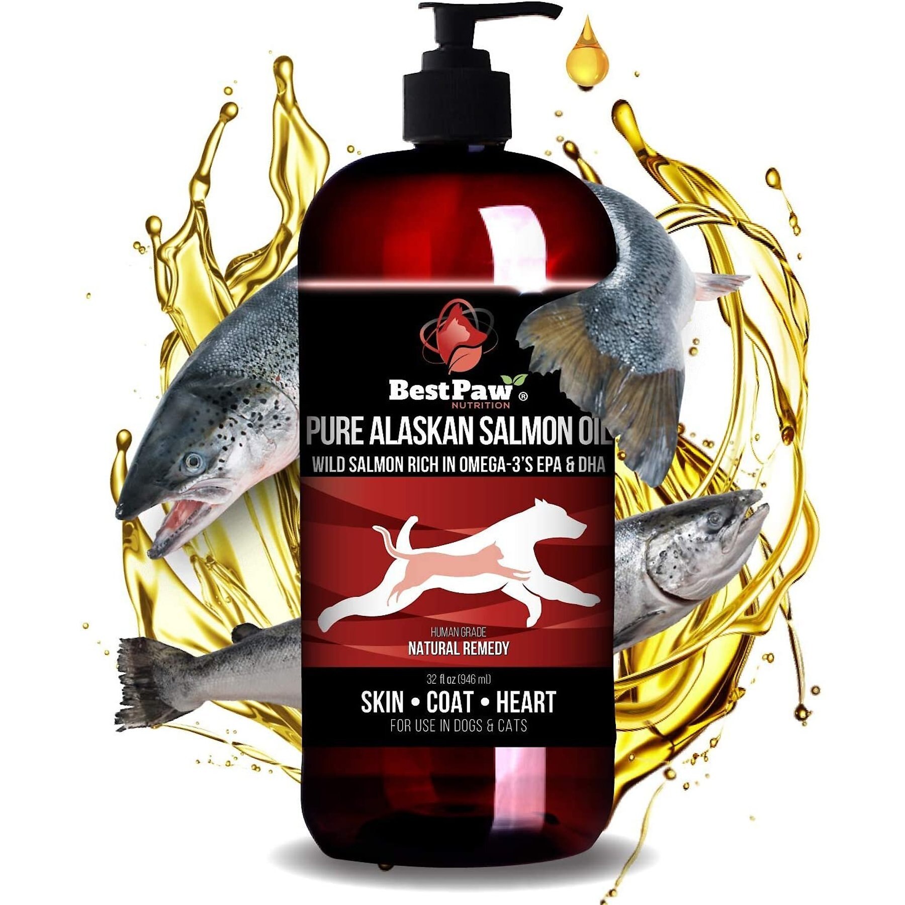 Best Paw Nutrition Wild Alaskan Salmon Grain-Free Freeze-Dried Dog & Cat Treats