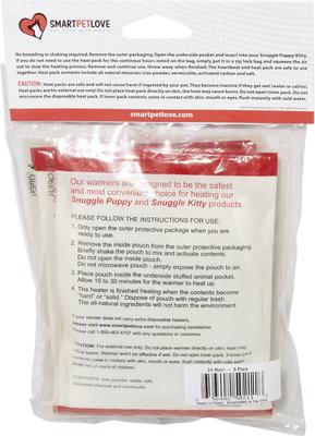 Show full view: Snuggle Puppy 24 Hour Heat Packs Replacement, 3 count slide 4 of 9