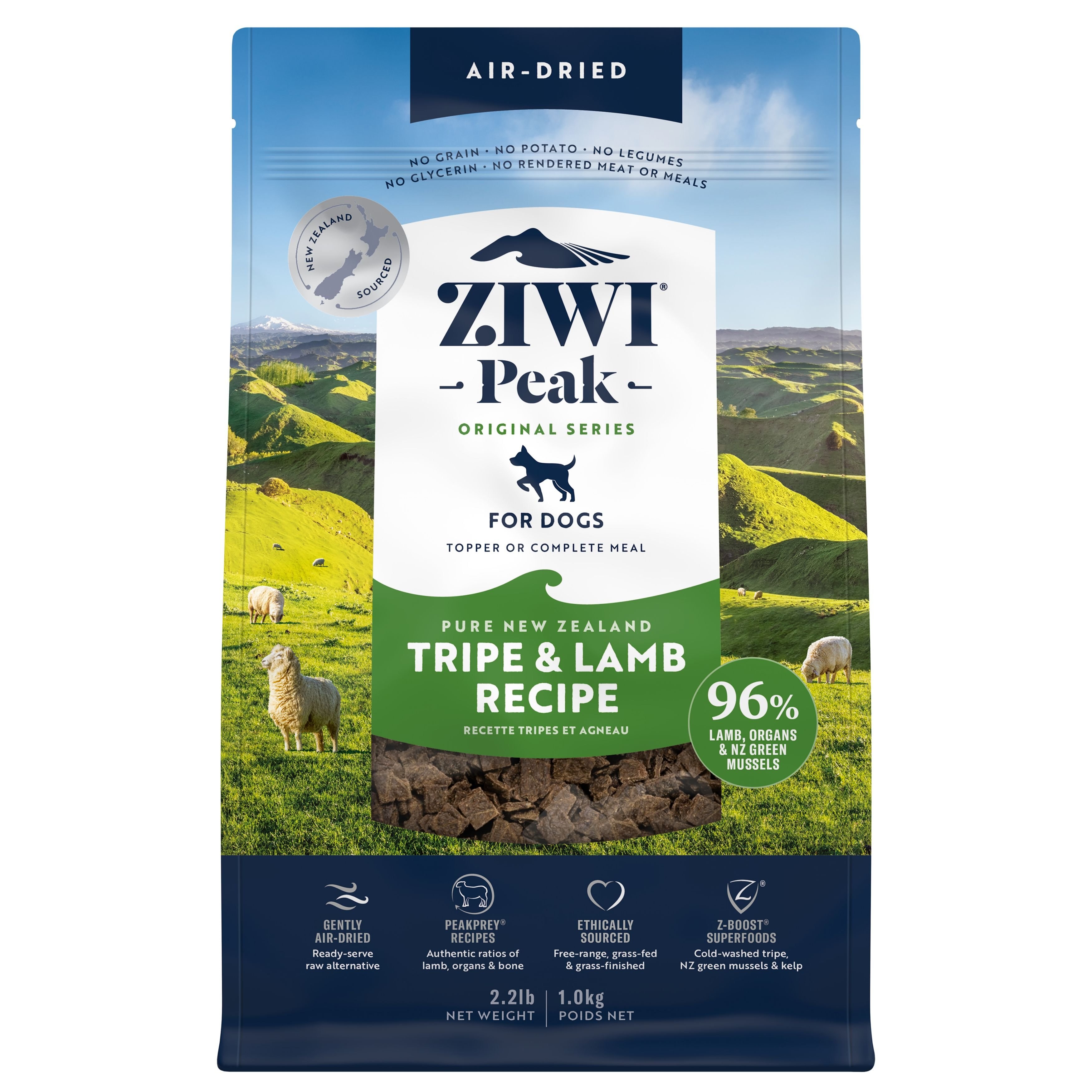 ZIWI Peak Tripe & Lamb GrainFree AirDried Dog Food Customer Questions