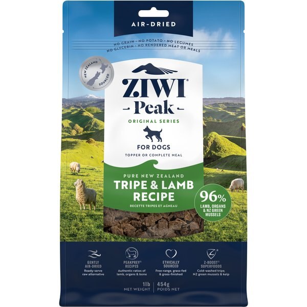 ZIWI Peak Beef GrainFree AirDried Dog Food, 1lb bag