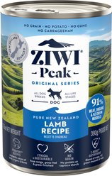 ZIWI Peak Lamb Recipe Canned Dog Food, 13.75-oz, case of 12