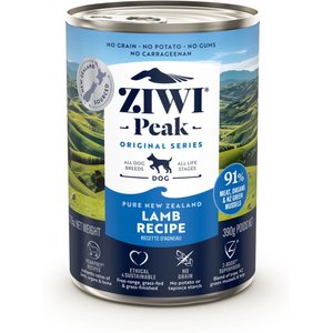 ZIWI Peak Lamb Recipe Canned Dog Food, 13.75-oz, case of 12
