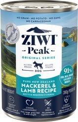 ZIWI Peak Mackerel & Lamb Recipe Canned Dog Food, 13.75-oz, case of 12