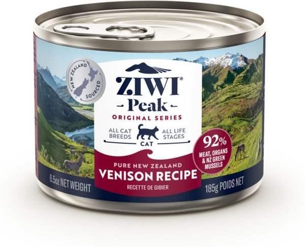 Ziwi Peak Venison Recipe Canned Cat Food, 6.5-oz, case of 12 slide 1 of 8