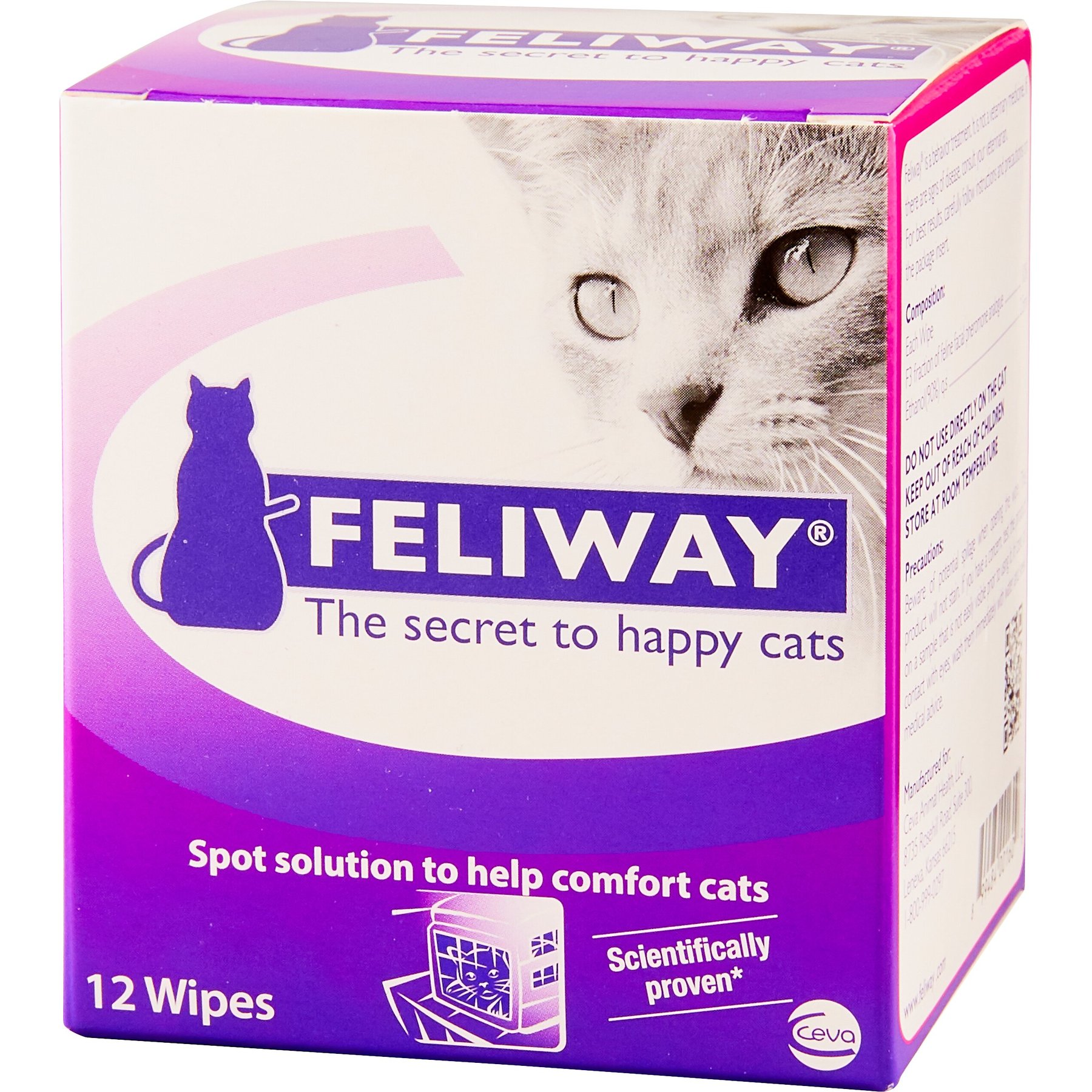 Feliway calming travel sales cat wipes