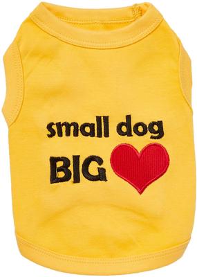 Show full view: Parisian Pet Valentine's Day Small Dog Big Heart Dog T-Shirt, Small slide 4 of 8
