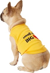 Parisian Pet Valentine's Day Small Dog Big Heart Dog T-Shirt, Medium