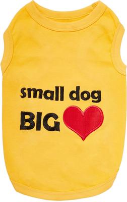 Show full view: Parisian Pet Valentine's Day Small Dog Big Heart Dog T-Shirt, Large slide 4 of 8