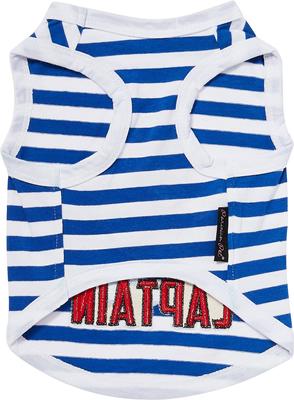 Show full view: Parisian Pet Captain Dog & Cat T-Shirt, Medium slide 4 of 7