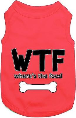 Show full view: Parisian Pet Where's The Food? Dog & Cat T-Shirt, Small slide 3 of 8