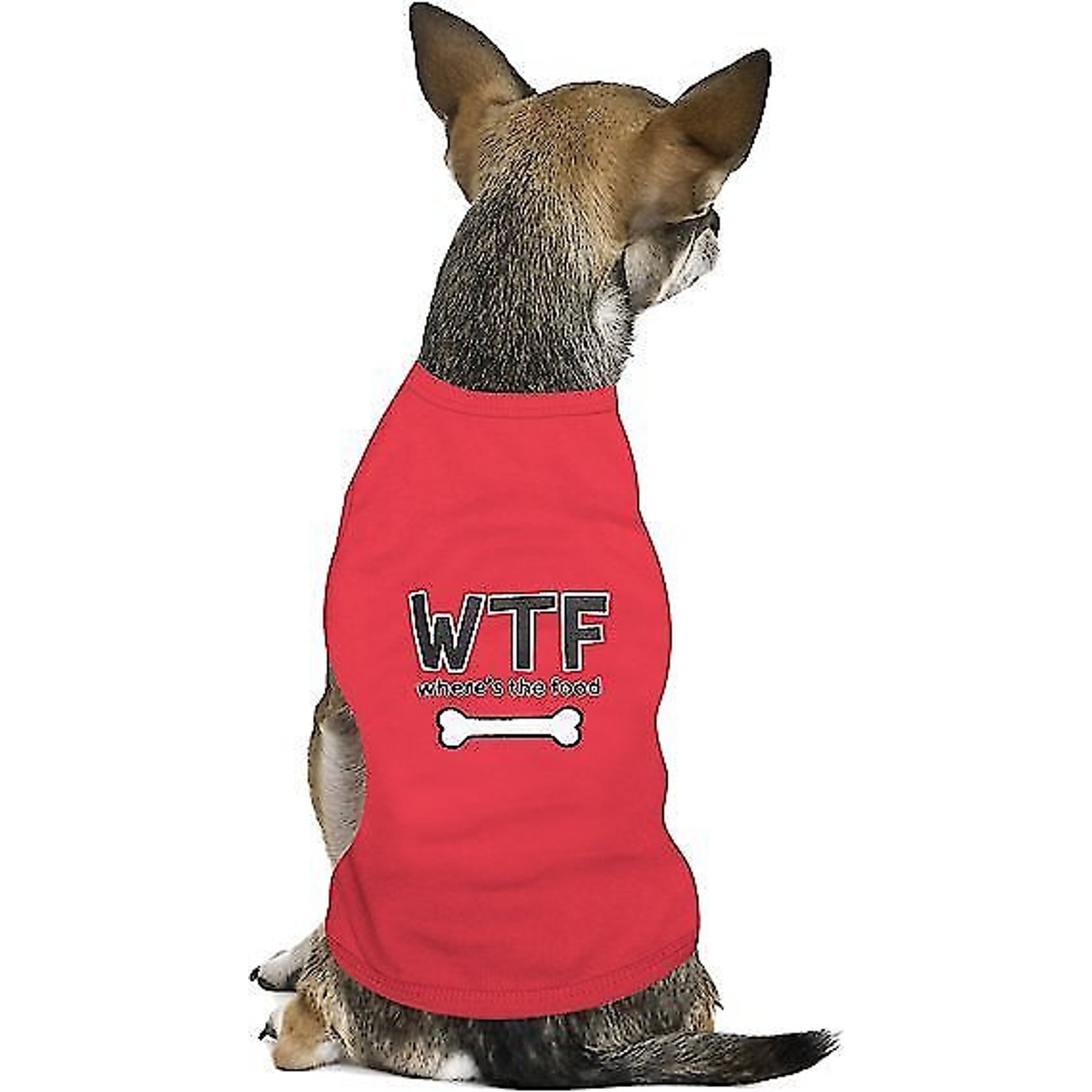 Parisian Pet Where's The Food? Dog & Cat T-Shirt, Large