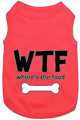 Show full view: Parisian Pet Where's The Food? Dog & Cat T-Shirt, Large slide 3 of 7