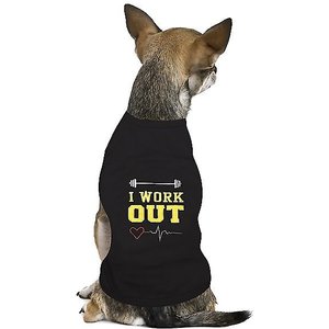 Parisian Pet I Work Out Dog & Cat T-Shirt, Small