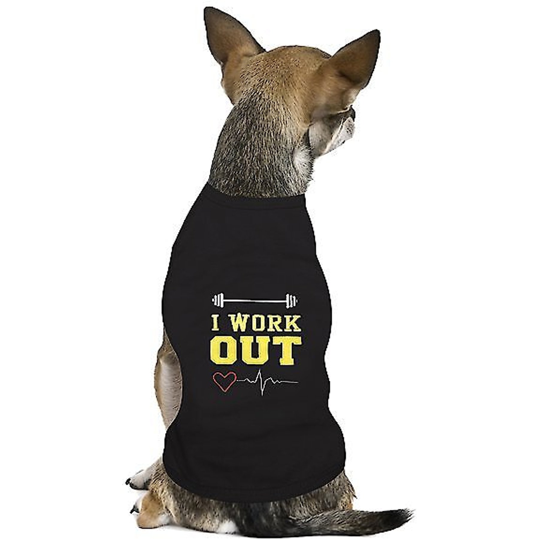 Parisian Pet I Work Out Dog & Cat T-Shirt, X-Large